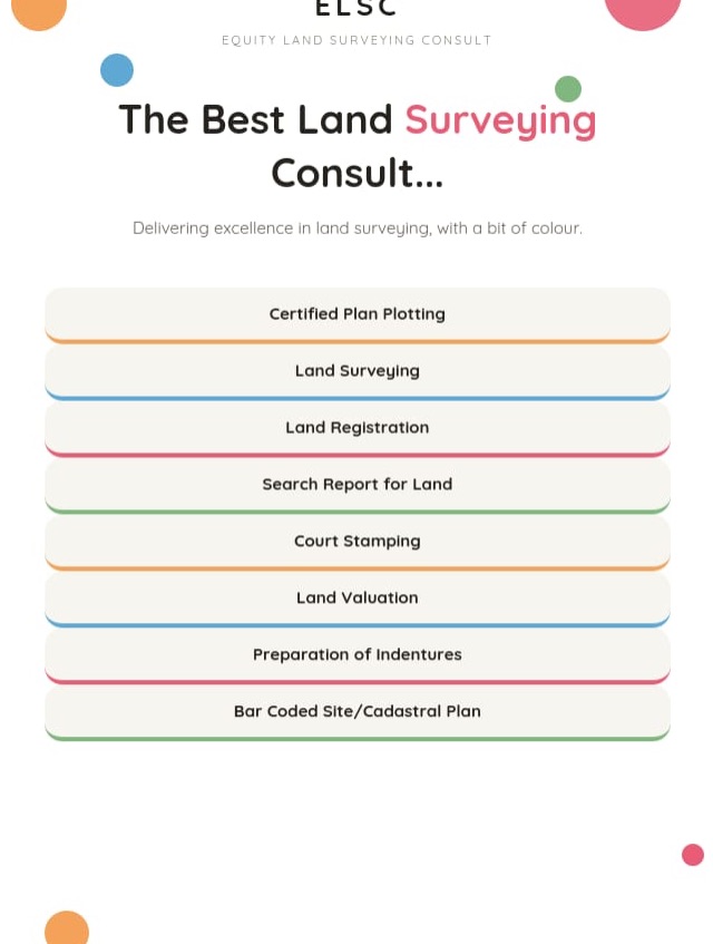 LAND SURVEYING AND REGISTRATION 