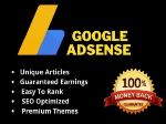 I will create high earning google adsense approved website