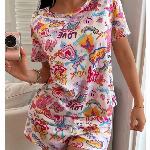 A Matching Two-Piece Loungewear Set 